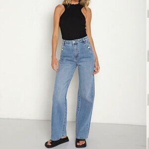 ROLLAS Heidi Jeans Western Organic Western Blue. Size 27